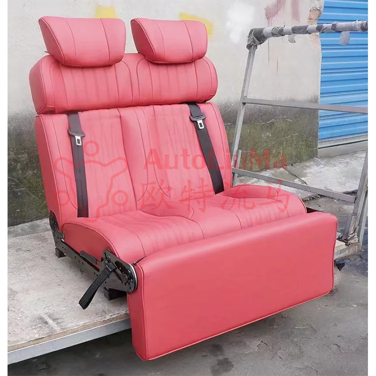 AutoLiuMa Custom Caravan Folding Campervan Double People Seat Rv Rock And Roll Bed Car Seats Rv Camper Van Interior