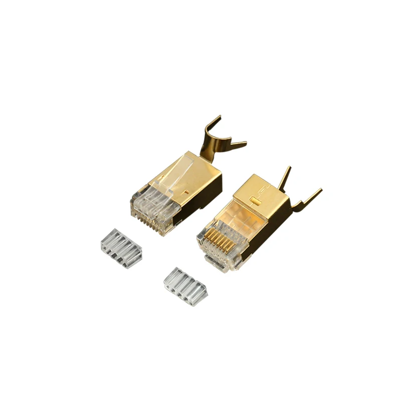 Профессиональный EXW Cat6A наружный разъем RJ45 высокого качества с защитным