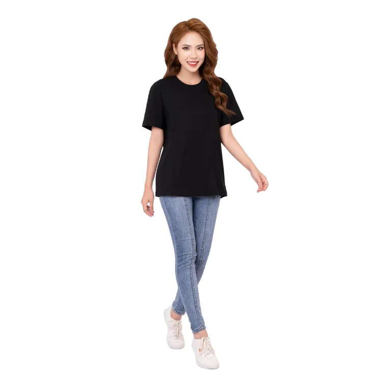 Best Seller T Shirt Printing Durable Plus Size Embroidery Logo Plastic Bag Package Vietnamese Manufacturer