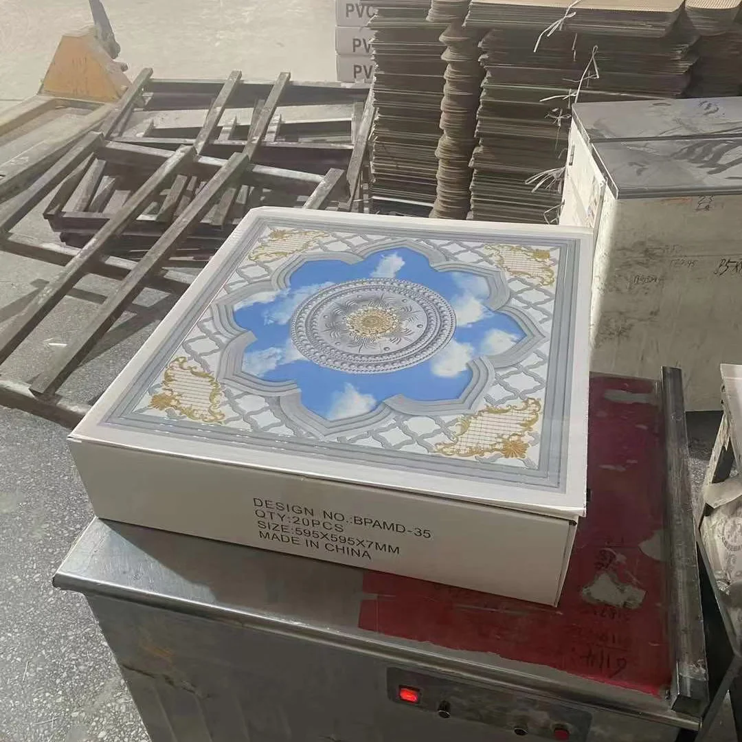 2x2 подвесные потолочные плитки ПВХ пластиковые панели акустические 2024 Новая цена для домашнего декора