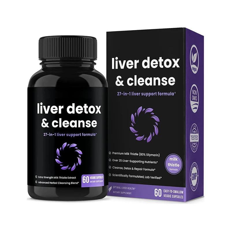 OEM Liver Cleanse Detox & Repair Premium Liver Health Formula Liver Support Detox Cleanse Supplement Artichoke Extract