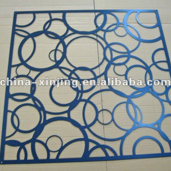 Aluminum wall covering panel for interior exterior decoration