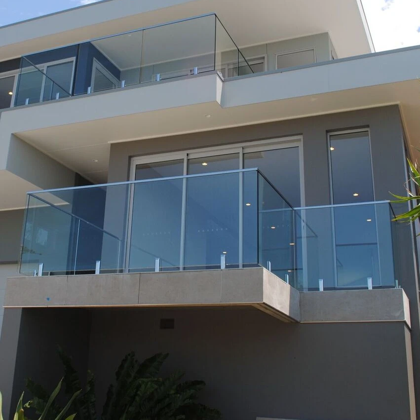 Glass Railing System outdoor balcony glass railing spigot
