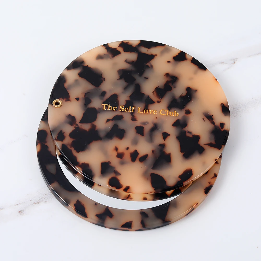 acrylic custom design acrylic makeup mirror fashion vanity mirror for women