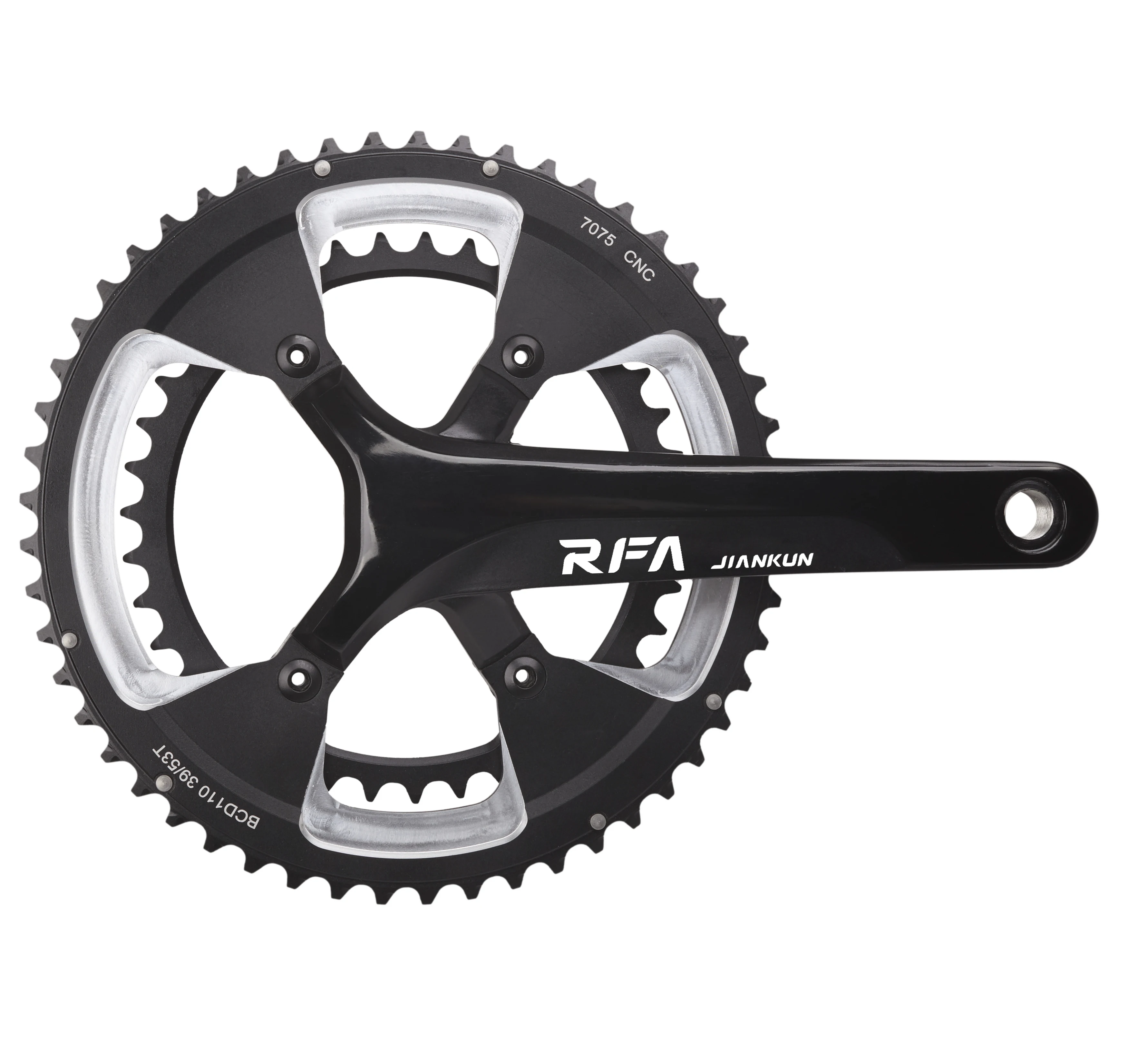 Customize road bike/bicycle Crankset Components Integrated 39/53t Cycle CNC OEM Bicycle Parts Road Bicycle Crankset
