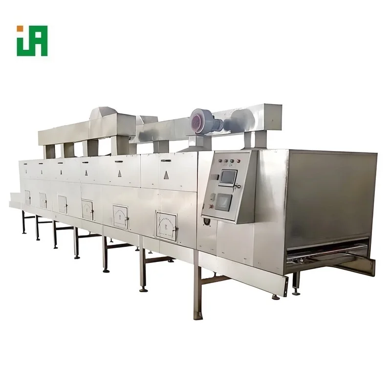 Microwave chemistry conveyor dryer conveyor dryer
