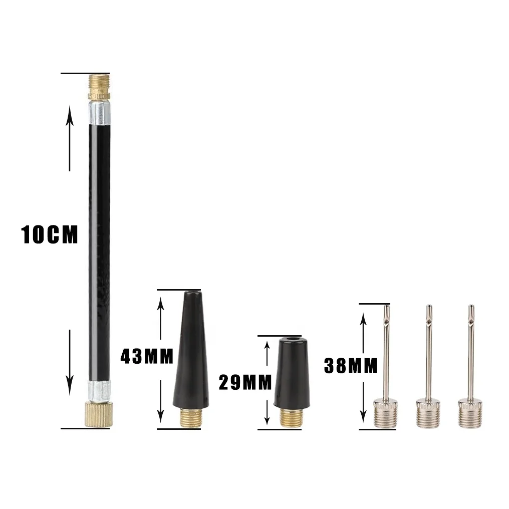 6pcs Bicycle Valve Adapter Set SV AV DV Bicycle Pump Accessories