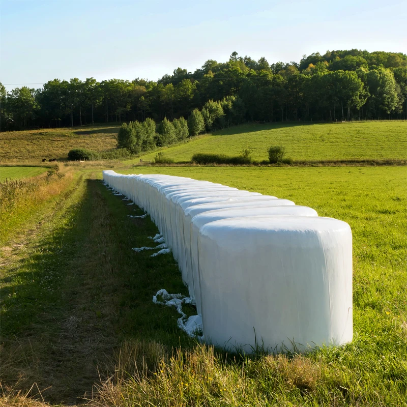 25um 750mm silage wrap 60cm for silage wrapper storage of forage stretch film