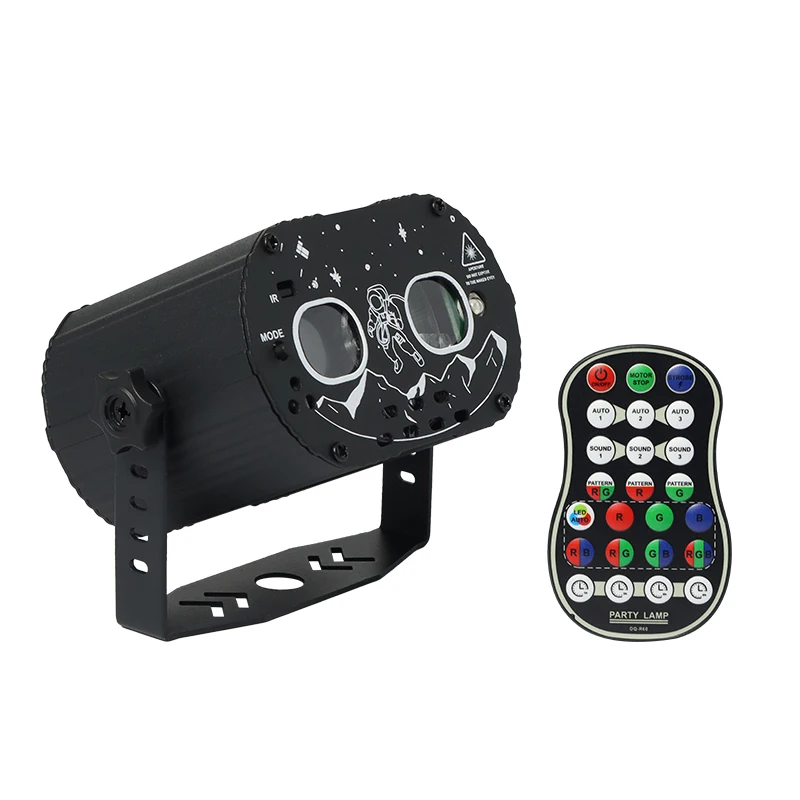High quality remote control mini  Emitted beam Aluminium stage lights for Dance Floor ktv dj disco bar