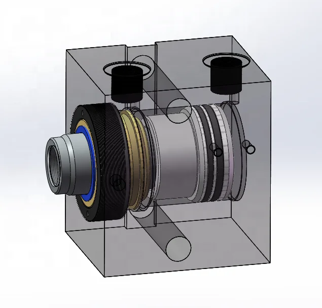 Professional manufacturing High pressure CHD series block cylinder compact thin short stroke 8mm square hydraulic cylinder