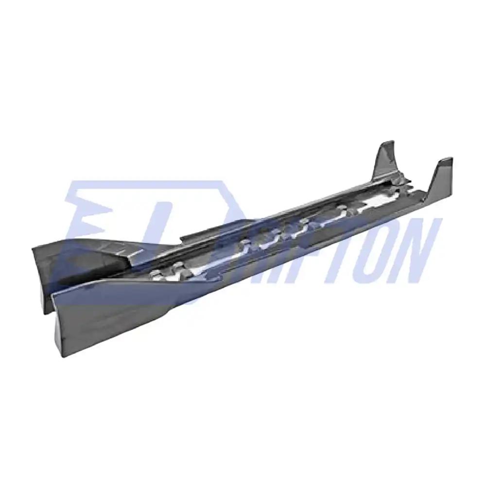 TOM Style Carbon Fiber Side Skirt For Toyota Supra A90 Carbon Fiber Body Kit