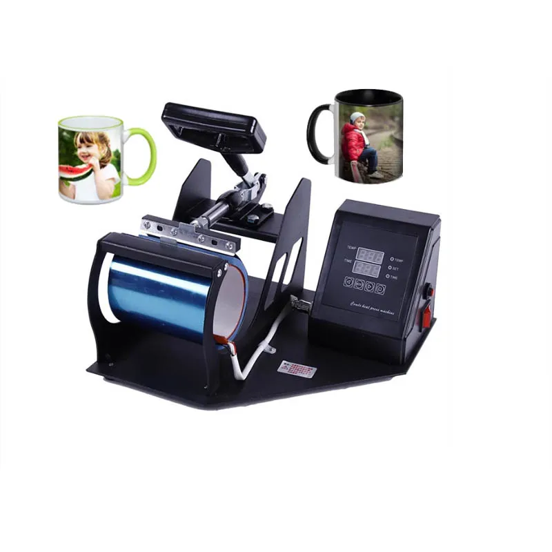 Thermos cup mug heat printing press machine