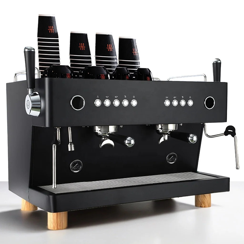 Automatic Smart 2 Groups Italian Commercial Coffee Professional Express Coffee Maker Espresso Machines For Cafe