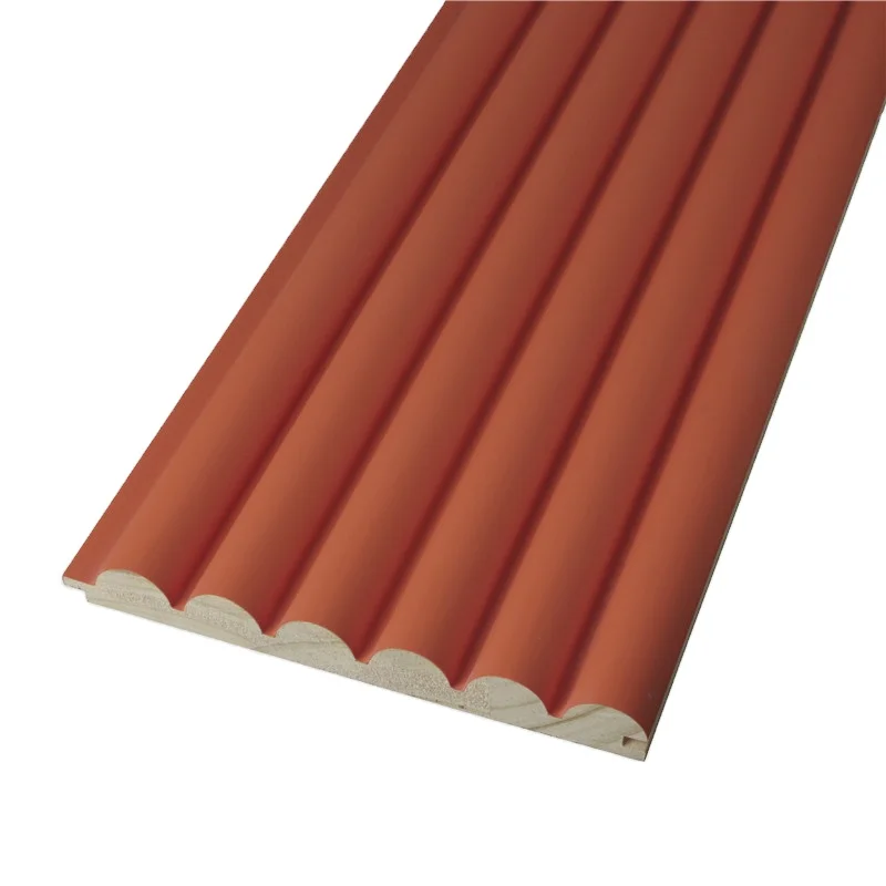 Hot popular top quality wood trim panel pine wood frame wall panel  half round