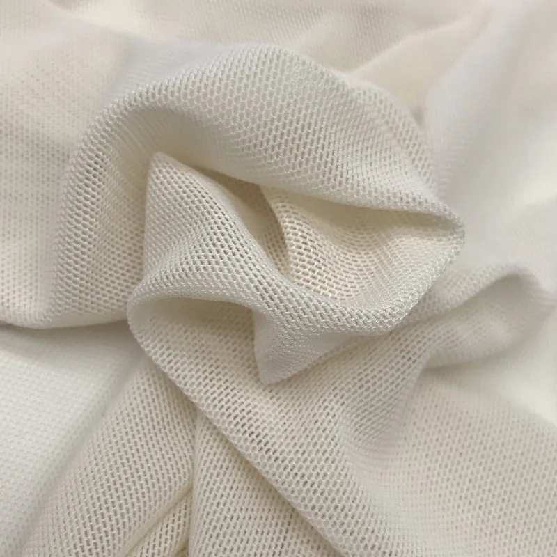 Wingtex 91% Nylon 9% Spandex 90gsm Elastic Mesh Fabric Power Net Polyamide Spandex Fabric for Dancewear