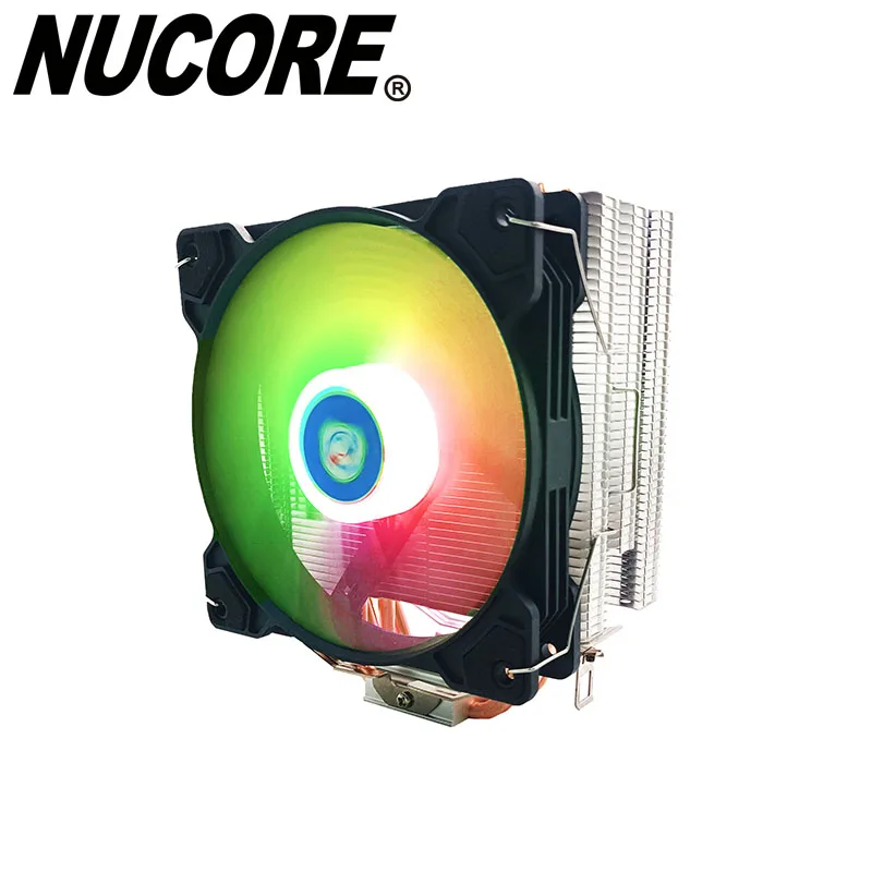 4 heat pipe 120mm for pc coolmoon rgb fans 120mm RGB fan, intel and amd 1155 1156 1366