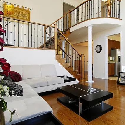 Hot Sale Black Basket Twist Stair Iron Baluster Staircase Parts Metal Accessories Steel Wrought Home Balcony Indoor