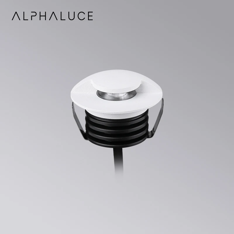 Alphalighting For Home DC 24V Outdoor IP67 Mini Foot Walking Stair Lighting Lamp Recess Wall Light Step Recess