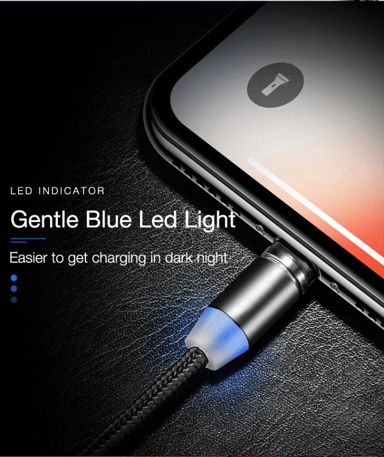 Лидер продаж 2020 Amazon, высокое качество, 1 м, Магнитный зарядный кабель Micro Usb для сотового телефона, Тип C, кабель быстрой зарядки