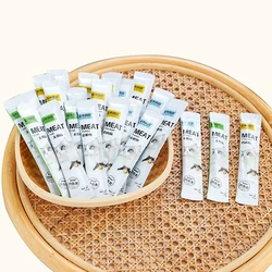 Хит продаж, оптовая продажа, 15 г, еда для кошек, лосося, тунца, курицы