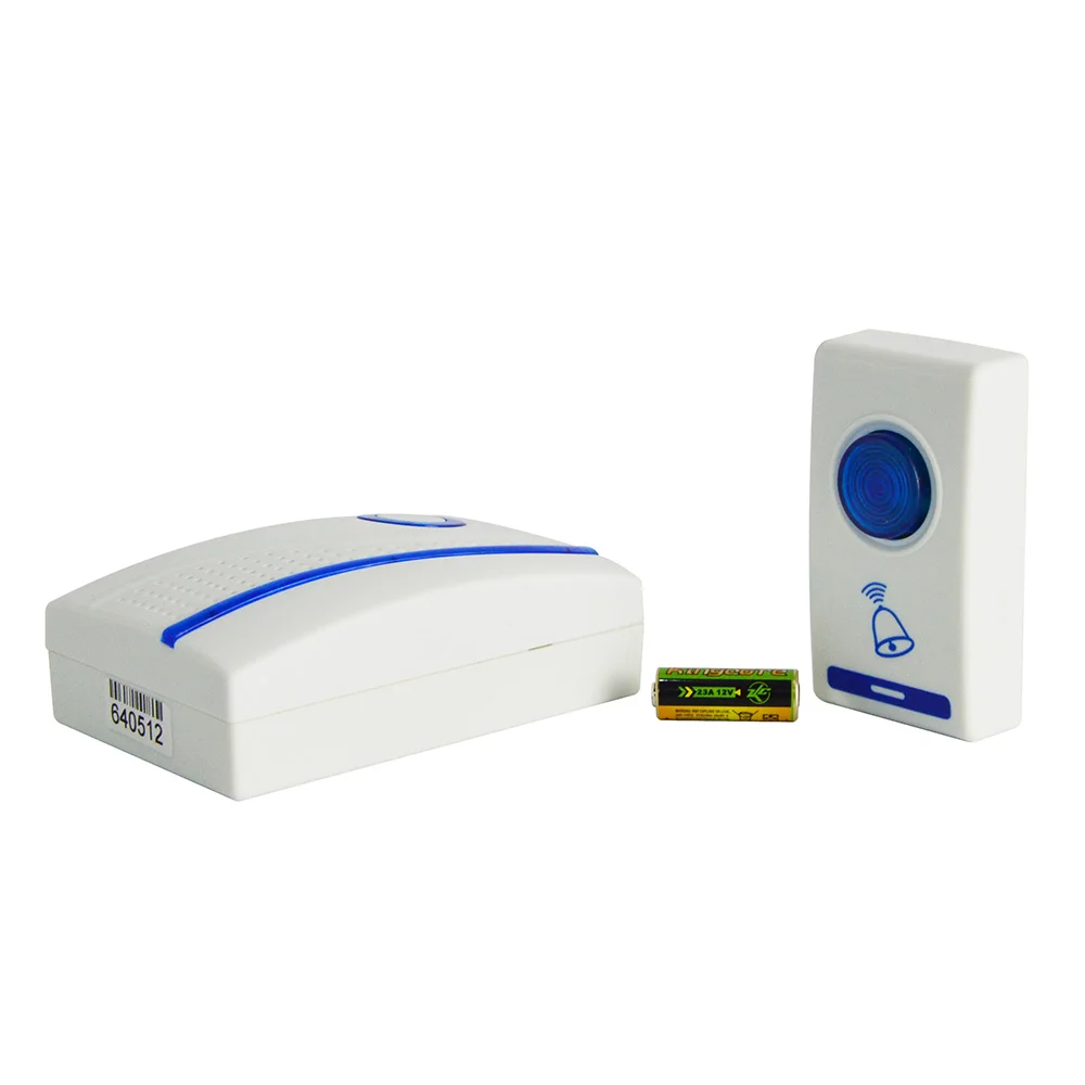 Modern Electric Wireless Doorbell with Ding Dong Ring ABS Material Home Door Bell Hotel Access System Battery Plug Power Source