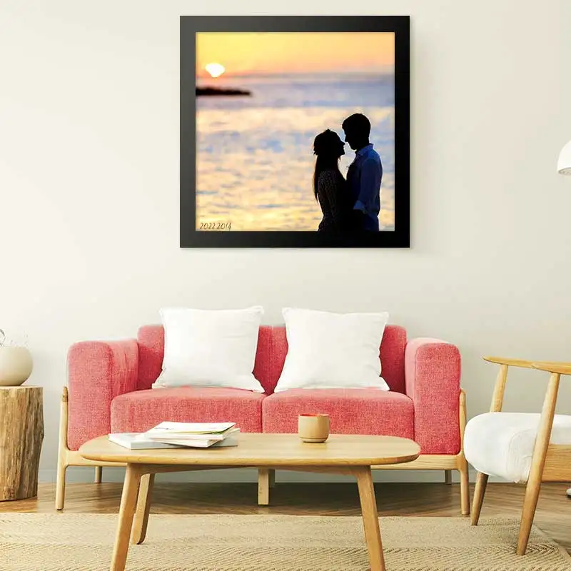 30x30cm Square Photo Frame with Reusable Magnetic Sticker on the back for Photo Display