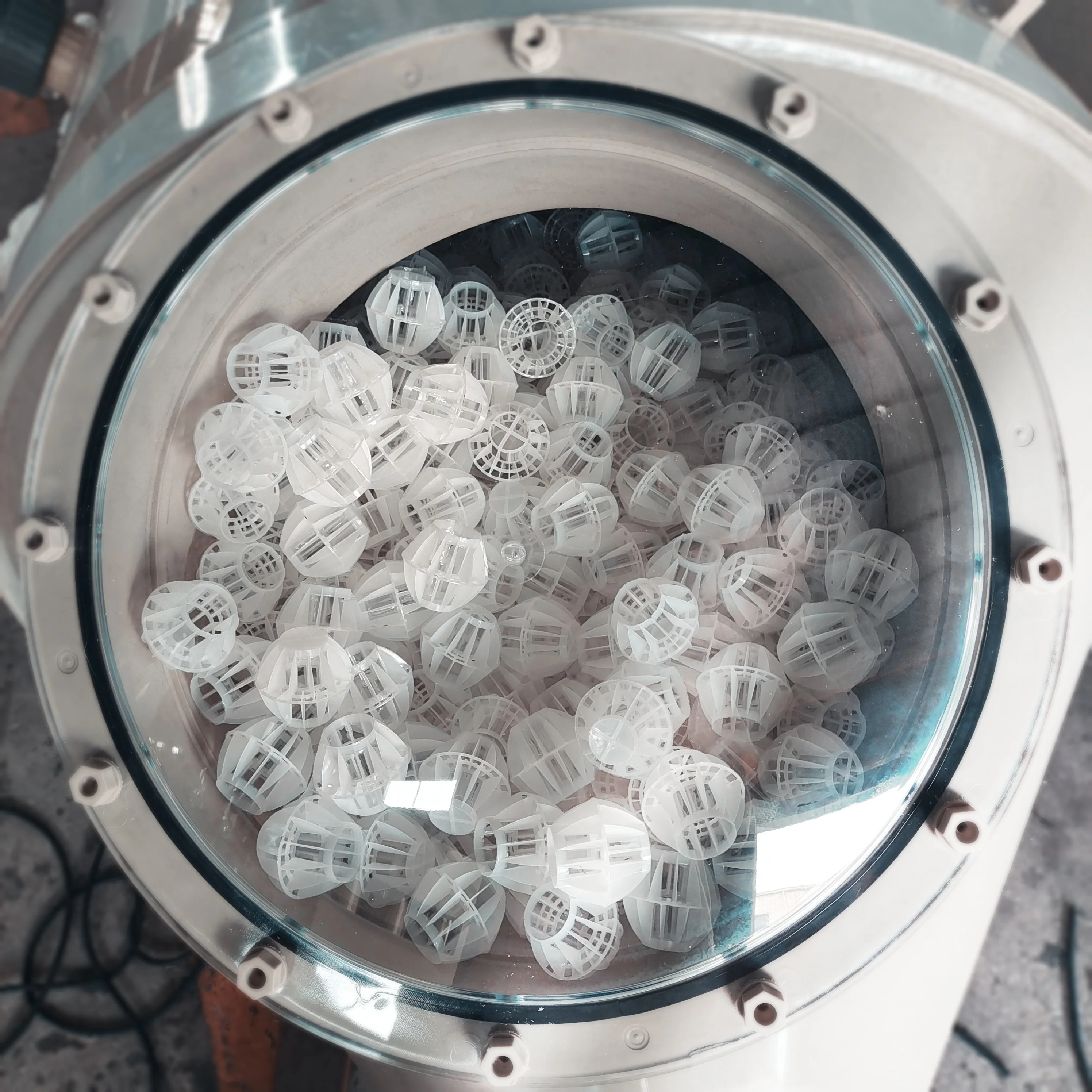 Singapore garbage treatment station waste gas treatment two-layer spray high security pp wet scrubber