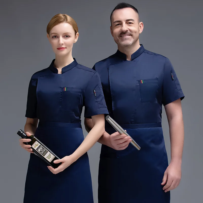 OEM ODM High Quality Long Sleeves Executive Chef Coat Executive Chef Jackets uniformes de chef