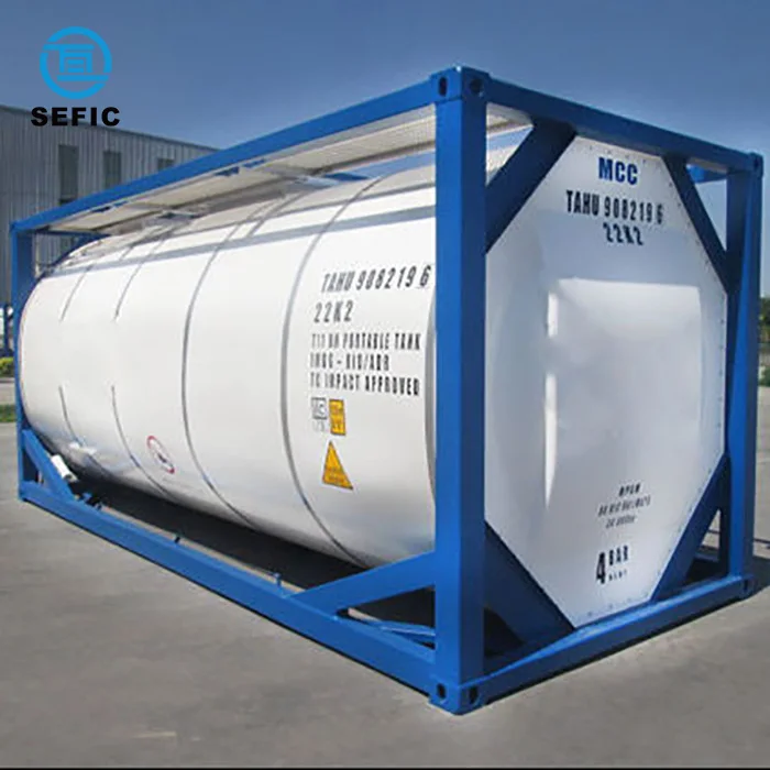 Asme 20 футов криогенный контейнер для хранения жидкости Lox/lin/lar/lco2/СПГ транспортный