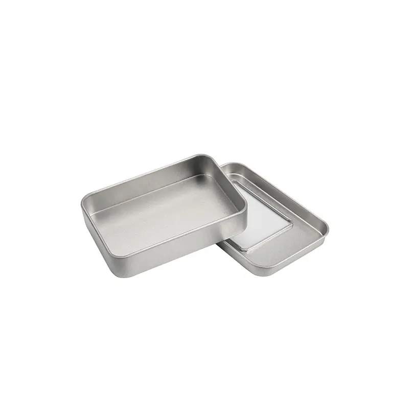 
Spot square small tin box cigar jar custom wholesale 