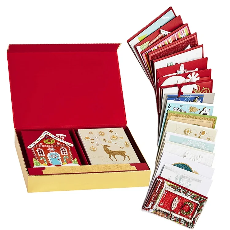 Полный комплект, дешевая цена, индивидуальный дизайн, праздничные поздравительные открытки на день Святого Валентина, рождественский подарок, поздравительная открытка с принтом