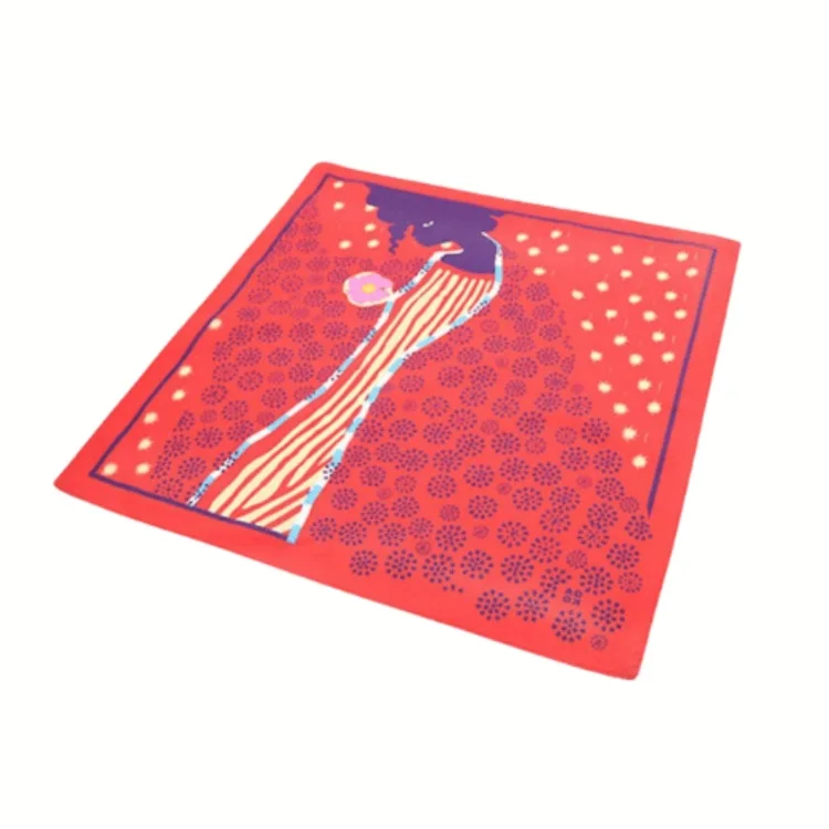 100% Cotton Multifunction Bandanas 55*55cm Custom Magic Square Headband Large Handkerchief Sports Adult Fashion TM Cotton,cotton