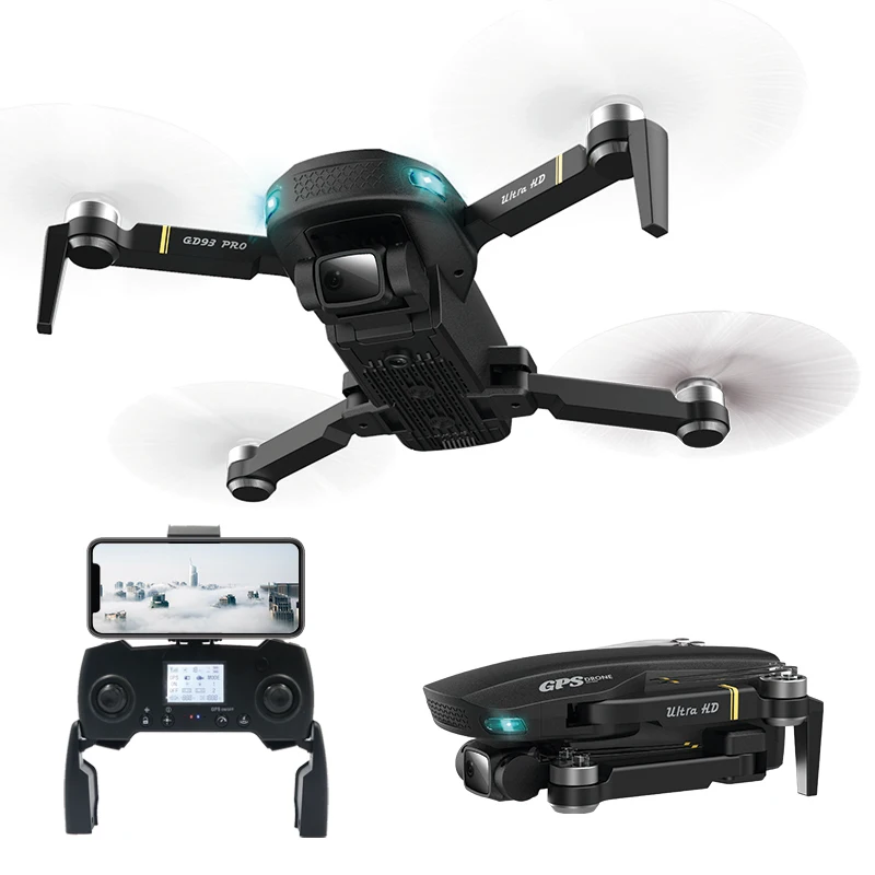 2022 Global Drone GD93 Pro 6K ESC Camera+4K Camera Long Distance Remote Control Drone Intelligent handheld