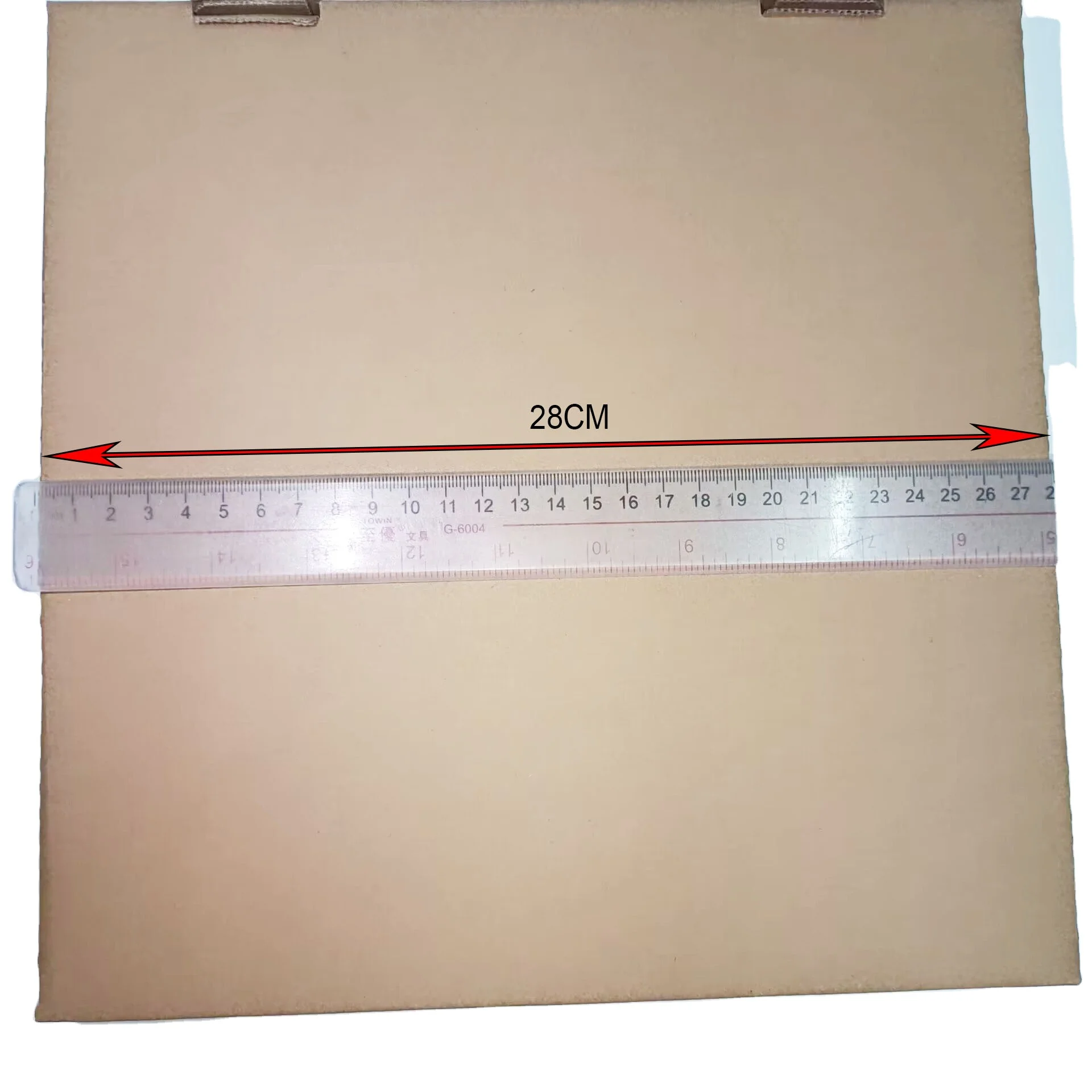 SP2769 Simple Kraft Corrugated Board Pizza Box Customizable with Personalized Logo Krafe paper brown pizza box