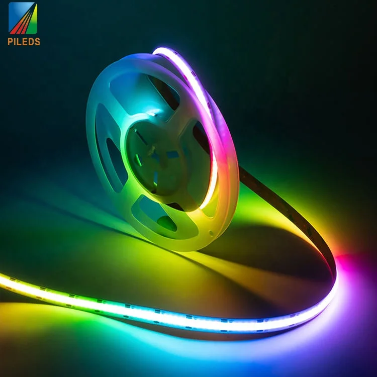 WS2811 Pixel COB LED Strip FOB Light Tape RGB 5M 12V SM16703 / 1903 IC 216leds/m Addressable Programmable Dream Color Digital