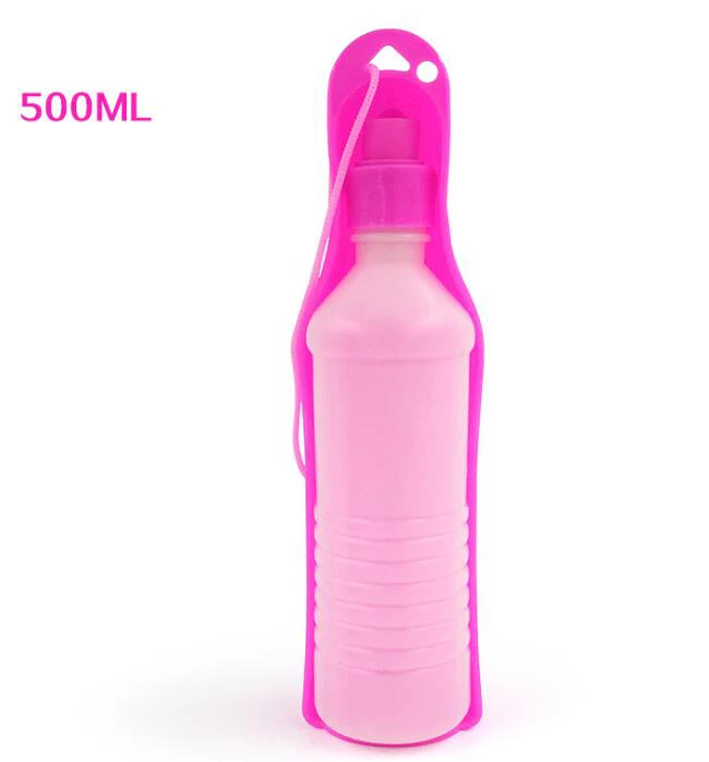 
Hot selling 500ML dog water fountain pet drink bottle feeder 