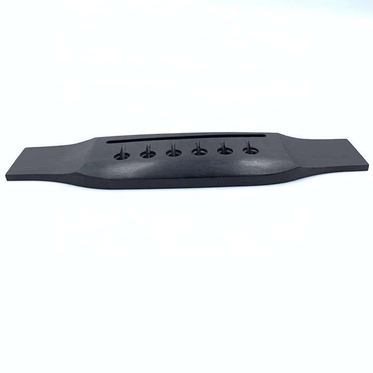 High-quality manufacturing black ebony Acoustic guitar bridge