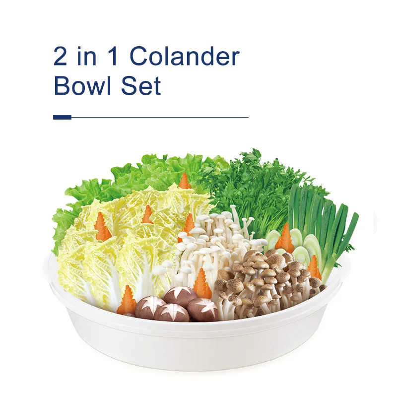 Kitchen & Tabletop 2 in 1 Colanders and Strainers Kitchen Tools & Gadgets Sink Colander Strainer Drain Basket