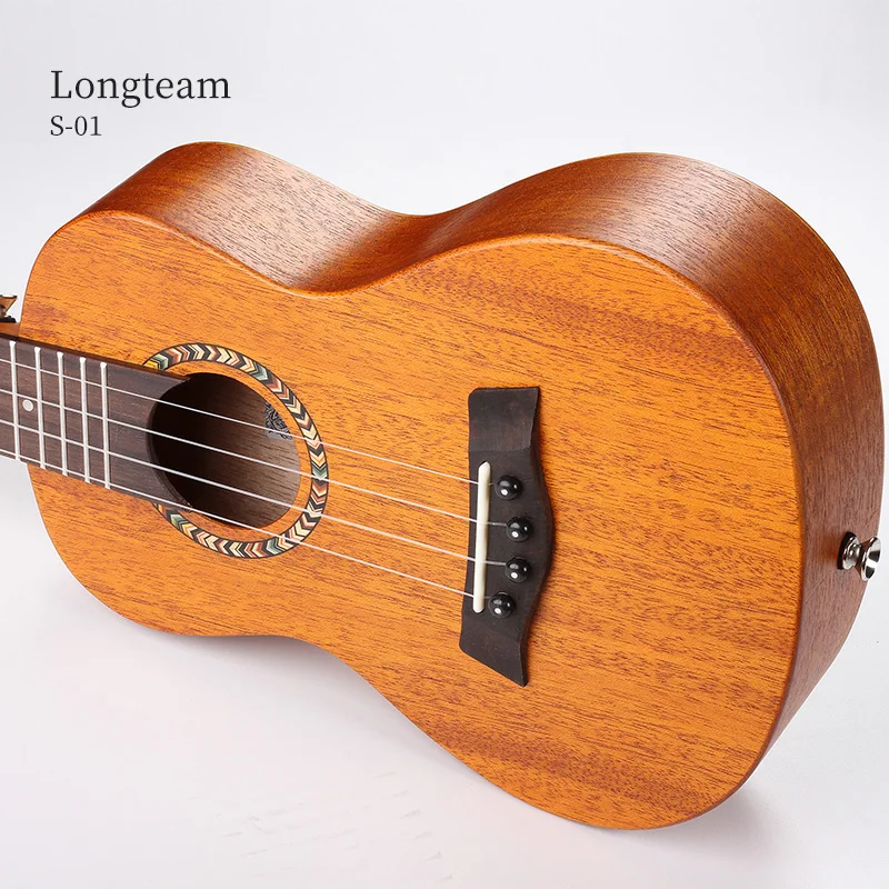 Longteam S-01 24 inch Solid Mahogany Top Ukulele Concert Ukulele