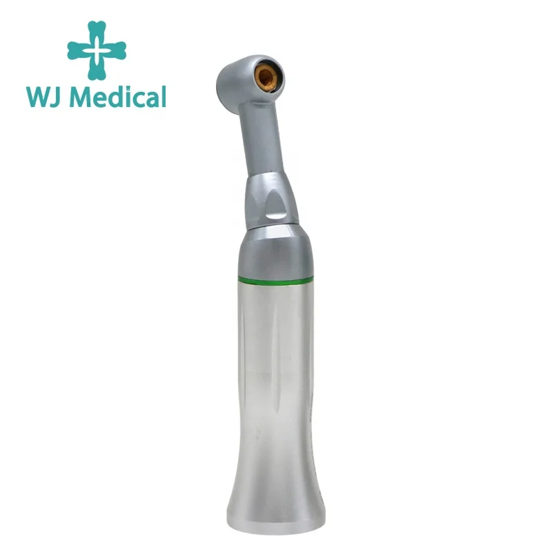 dental handpiece contra angle  ceramic bearing push button turbine air motor contra angle reduction dental handpiece