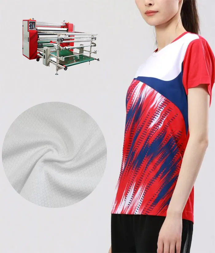 Polyester interlock fabric for football jersey