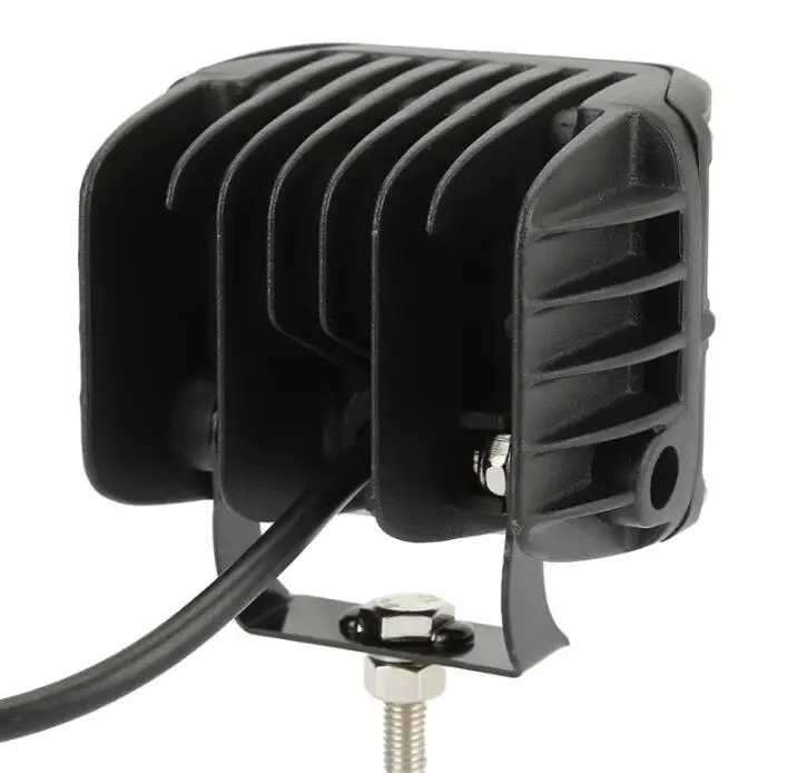 Offroad Vehicle Bulb Truck Lamp 12V 24V Led Work Light Amber White 3 Side Shooter Led Driving Light