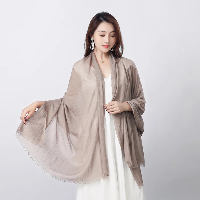Hijab Wholesale cotton Pleated Strip Headscarf Instant Scarf Muslim Shawl Islamic Hijabs Arab Wrap Head Scarves