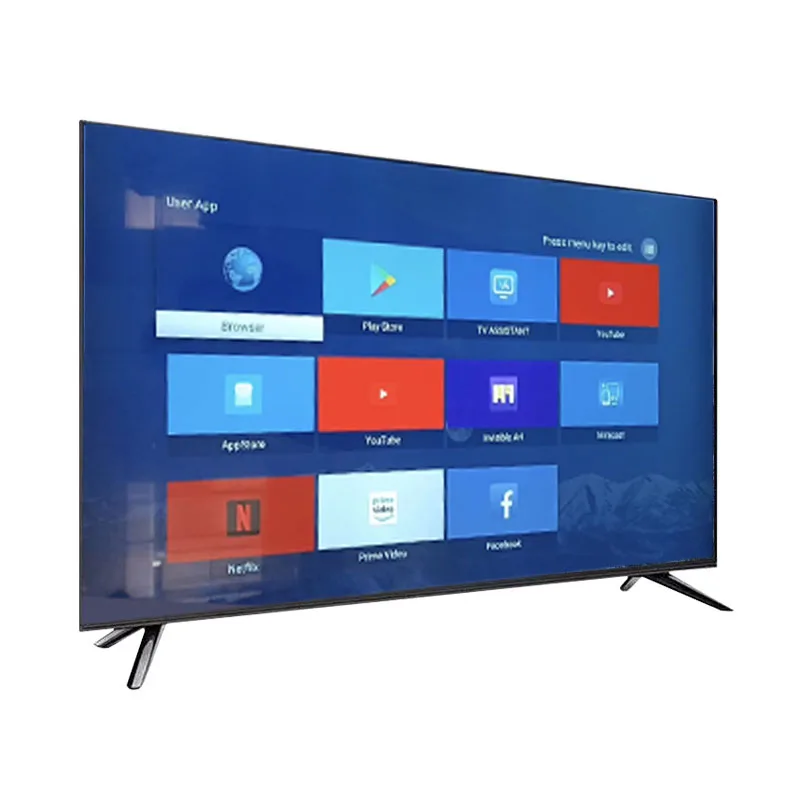 Flat screen tv wholesale 55 inch smart tv 4k ultra hd Android wifi television