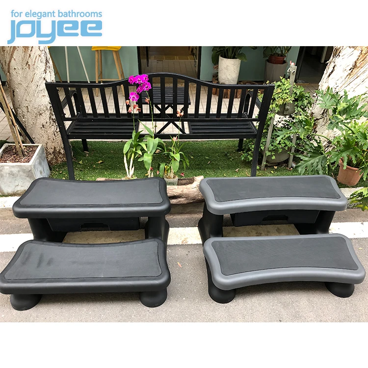 JOYEE factory cheap price spa accessories outdoor plastic spa steps best selling ps ladder for pool swim steps