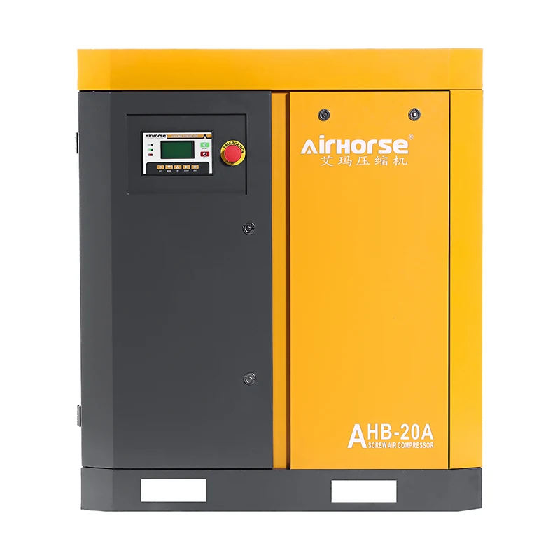single phase  220V/60HZ input 7bar 8bar 10bar 12bar  screw air compressor CE tank mounted