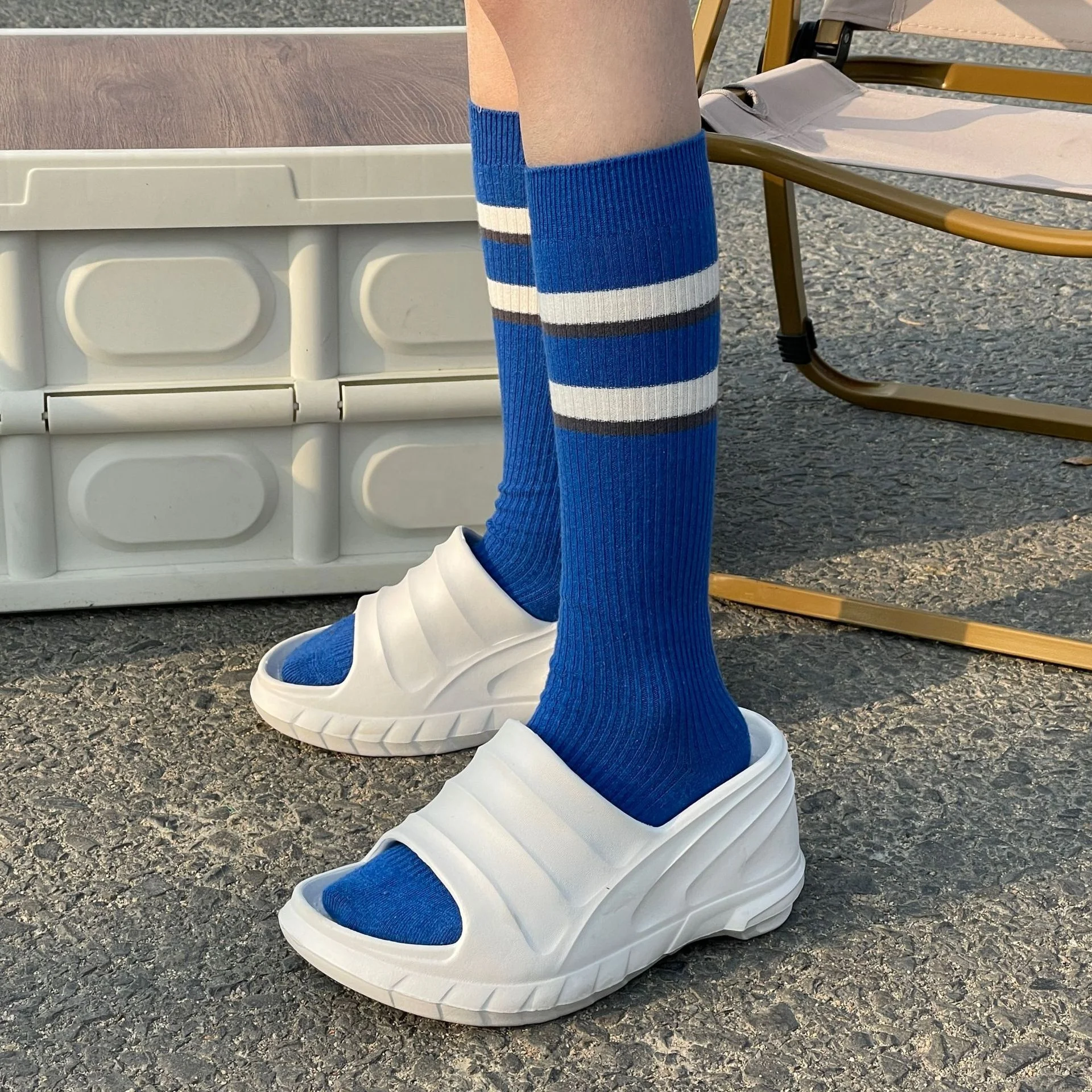 2024 Summer Platform Sandals for Women Fashion Casual  Wedges Slippers Thick Bottom Open Toe Outdoor  Woman Walking Shoes