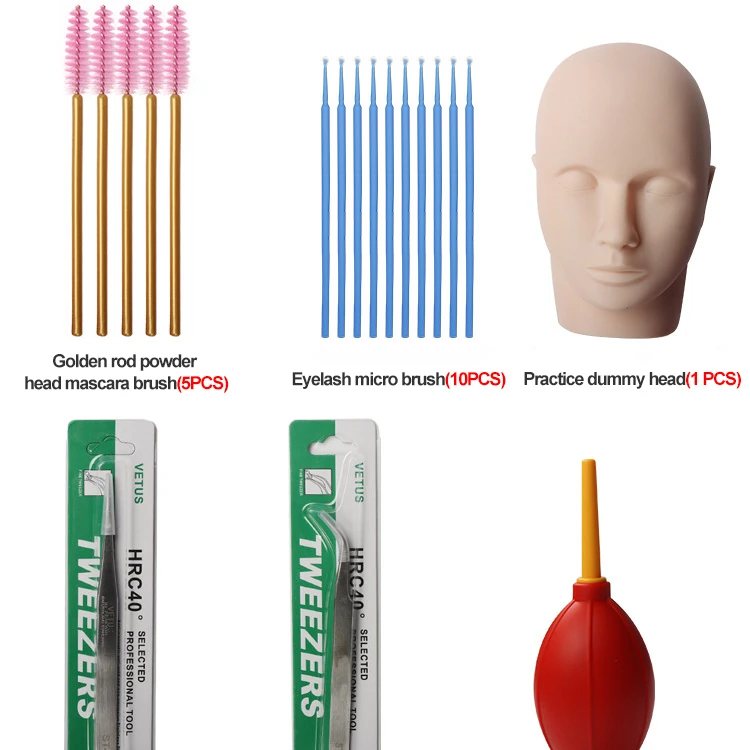 2021 wxx Hot selling OEM Private Label Bags Lifting Separator Perm Accessory Eyelash Lashes Extension Kit Tool Sets