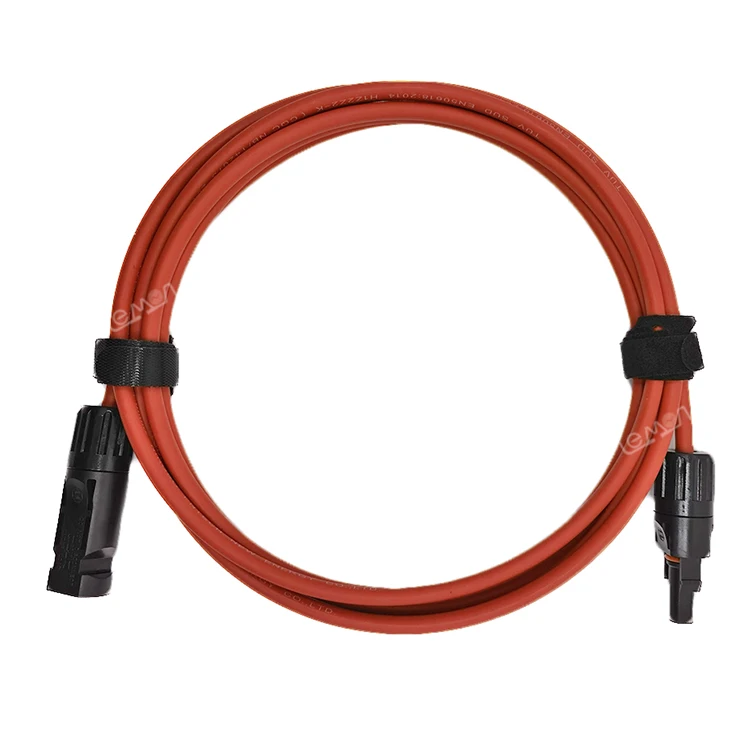 Manufacturer Solar Cable Wire 6MM2 DC power PV Solar Panel Cable with Solar connector