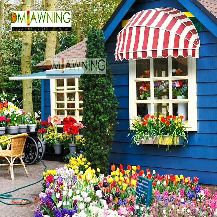 Commercial Folding European Style Awning ,french Style Awning Aluminum Dutch Canopy 6306120000 Dia. 3m Plastic Each Pc/carton